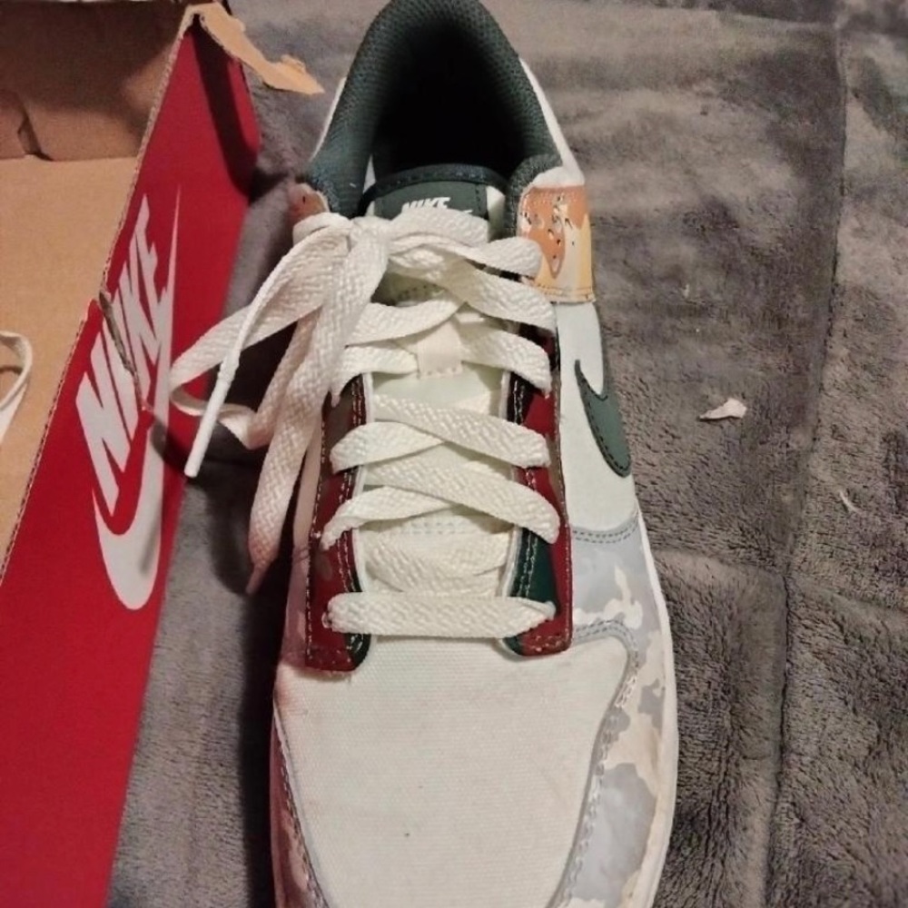 Nike Dunk Low SE GS “Sail Multi Camo”